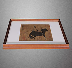 瓦房店书画装裱配框服务案例